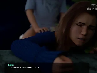 63 – My stepsister is screaming. „It hurt, stop it“ When I making out say no to in the ass (Dubbing - Milfy City)
